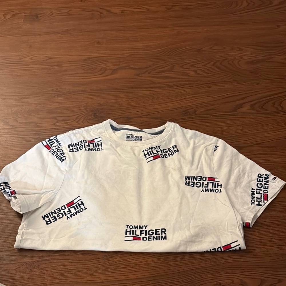 Tommy Hilfiger White Short Sleeve Tee
